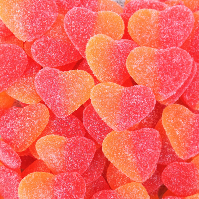 PEACH HEARTS