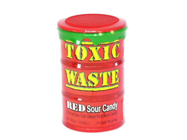 TOXIC WASTE RED DRUM SOUR CANDY